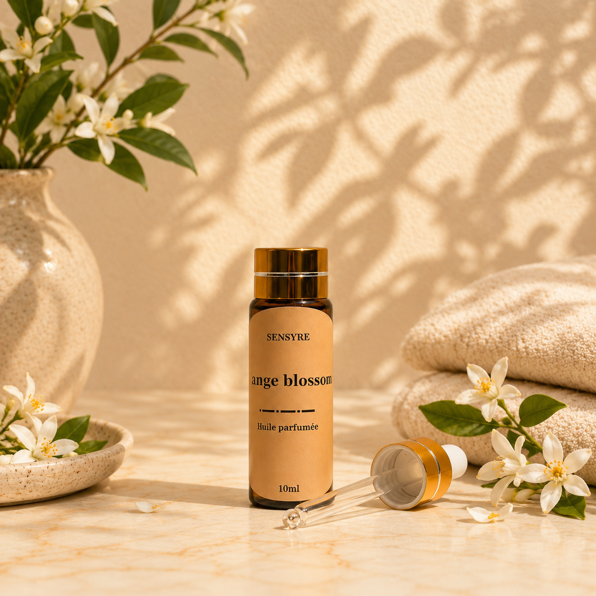 Huile parfumée Fleur d'oranger, concentré de parfum - 10ml