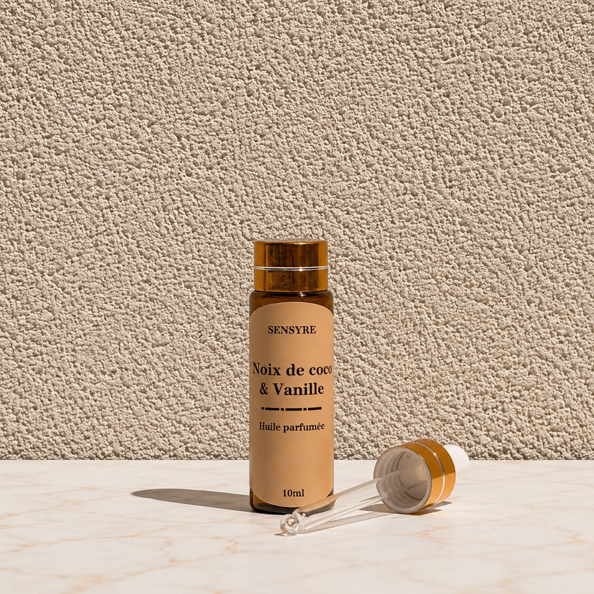 Huile parfumée Noix de coco & Vanille, concentré de parfum - 10ml